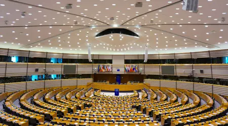 Het auditorium van het eurpese parlement