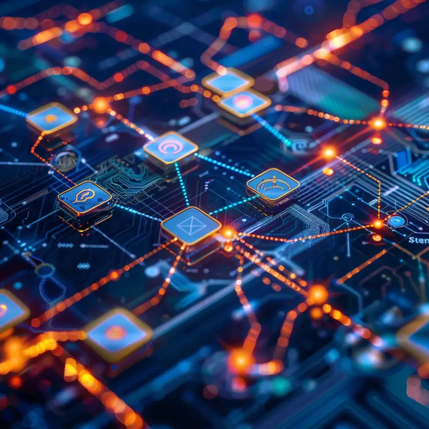 Afbeelding van een smart contract op een digitaal platform.